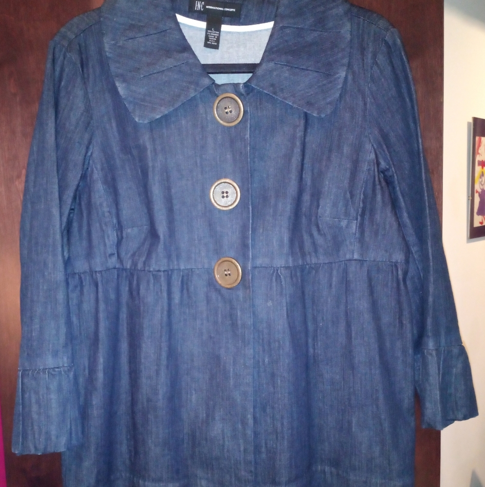 Blue Denim Coat